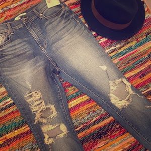 Pistola Monroe High Waisted Cropped Jeans